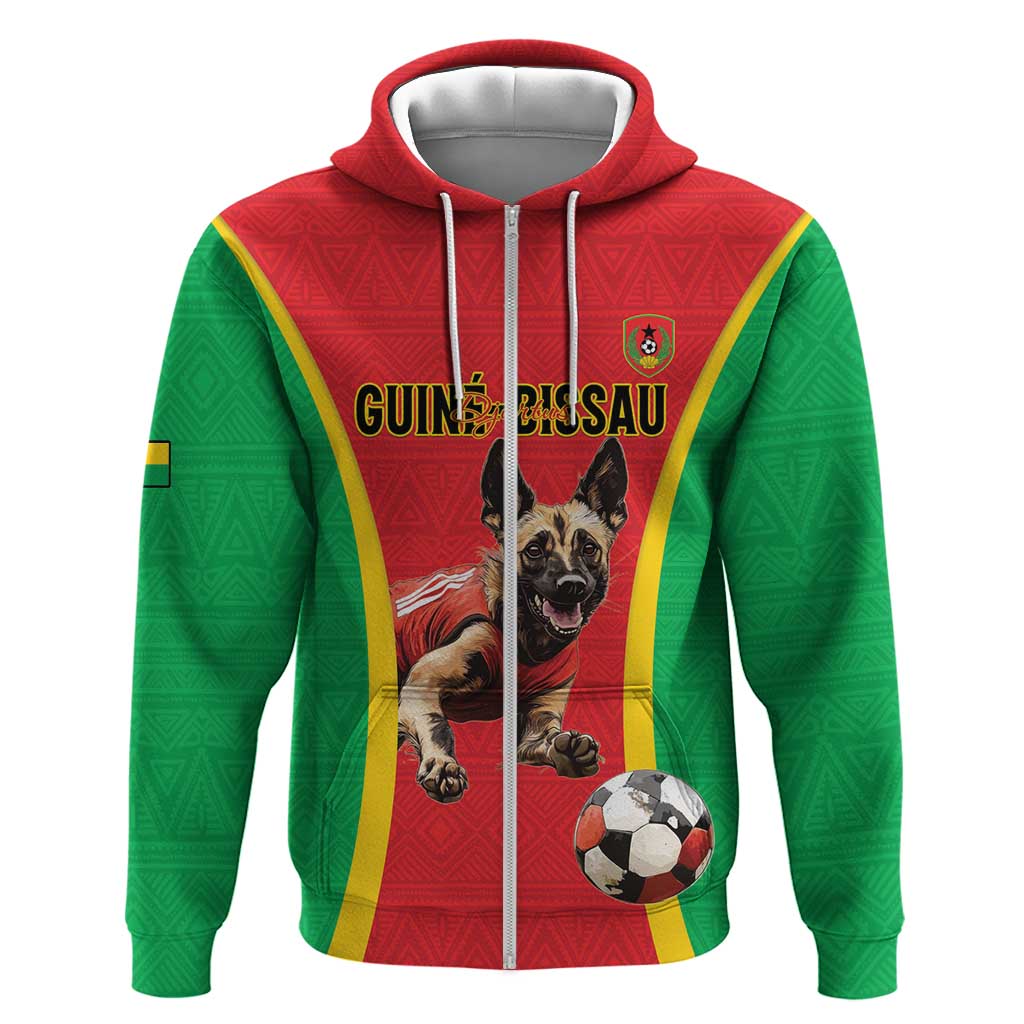 Custom Guinea-Bissau Football Hoodie Go Djurtus Go