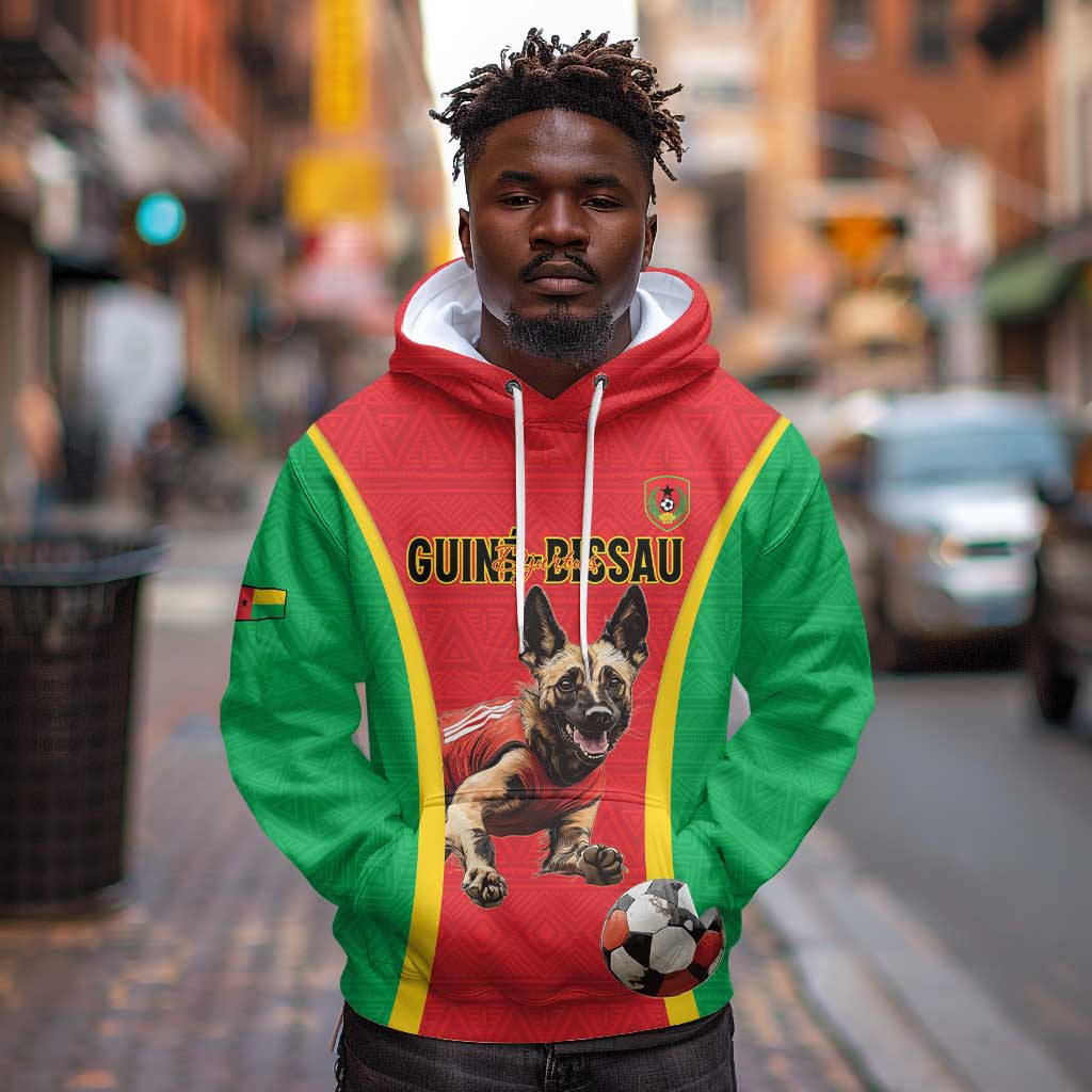 Custom Guinea-Bissau Football Hoodie Go Djurtus Go