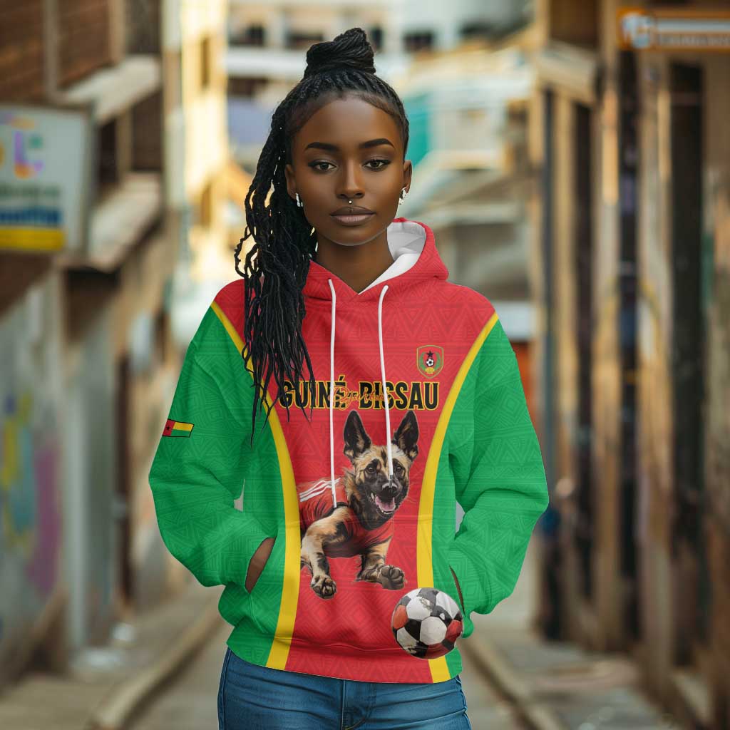 Custom Guinea-Bissau Football Hoodie Go Djurtus Go