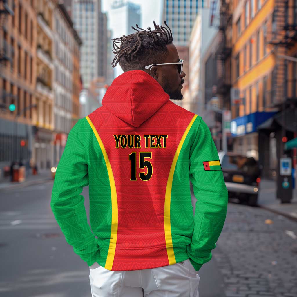 Custom Guinea-Bissau Football Hoodie Go Djurtus Go