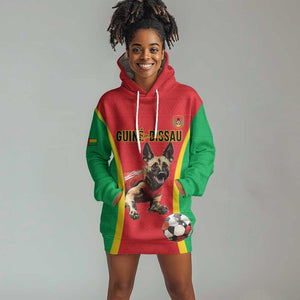 Custom Guinea-Bissau Football Hoodie Dress Go Djurtus Go