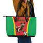 Custom Guinea-Bissau Football Leather Tote Bag Go Djurtus Go