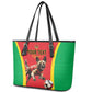 Custom Guinea-Bissau Football Leather Tote Bag Go Djurtus Go