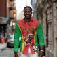 Custom Guinea-Bissau Football Long Sleeve Button Shirt Go Djurtus Go