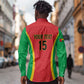 Custom Guinea-Bissau Football Long Sleeve Button Shirt Go Djurtus Go