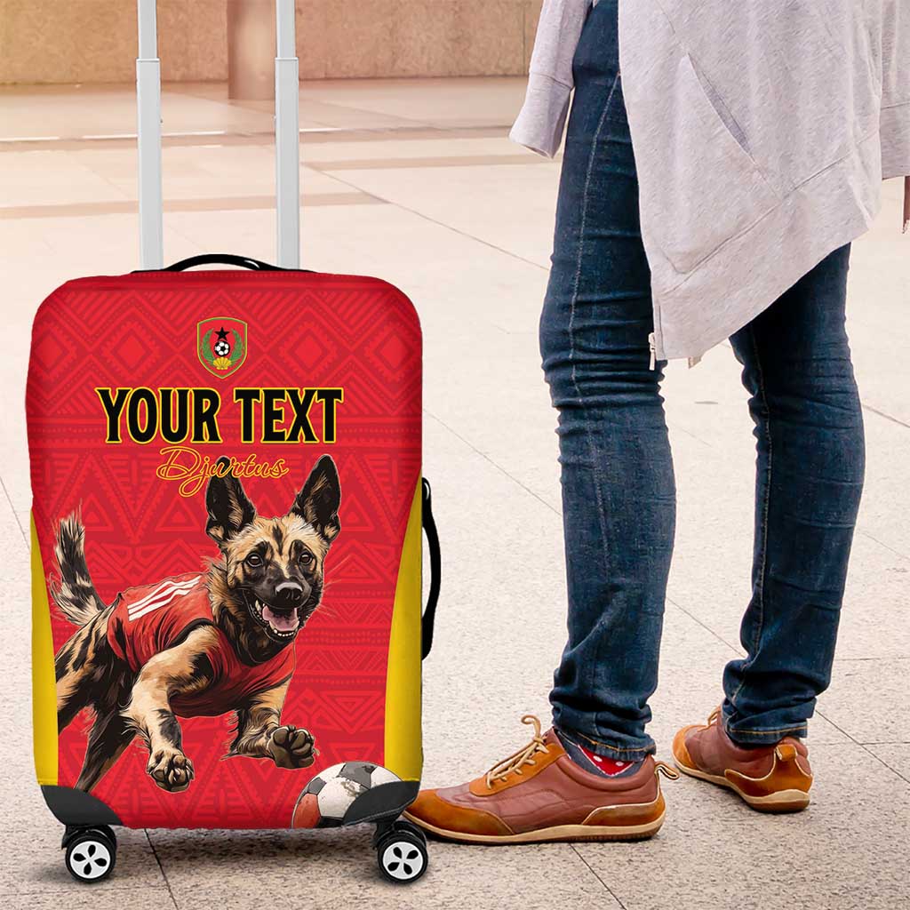 Custom Guinea-Bissau Football Luggage Cover Go Djurtus Go