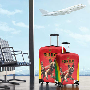 Custom Guinea-Bissau Football Luggage Cover Go Djurtus Go