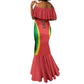 Custom Guinea-Bissau Football Mermaid Dress Go Djurtus Go