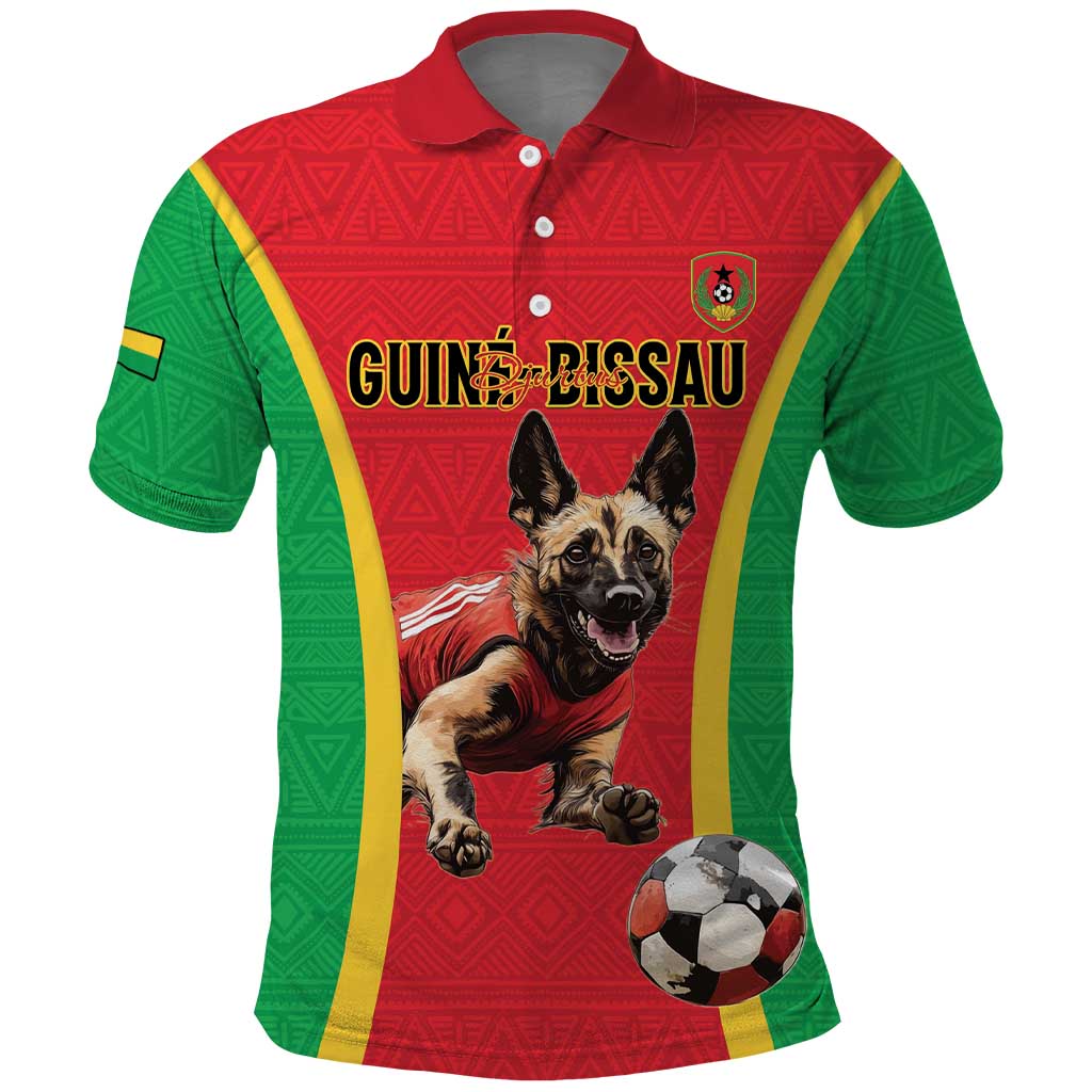 Custom Guinea-Bissau Football Polo Shirt Go Djurtus Go