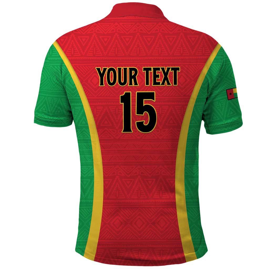 Custom Guinea-Bissau Football Polo Shirt Go Djurtus Go