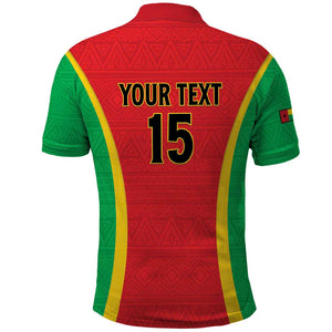 Custom Guinea-Bissau Football Polo Shirt Go Djurtus Go