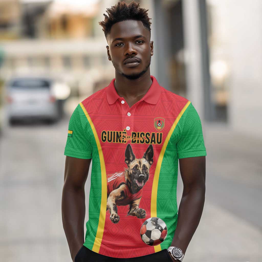Custom Guinea-Bissau Football Polo Shirt Go Djurtus Go