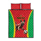 Custom Guinea-Bissau Football Quilt Bed Set Go Djurtus Go