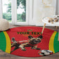 Custom Guinea-Bissau Football Round Carpet Go Djurtus Go