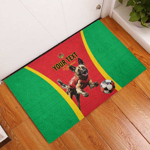 Custom Guinea-Bissau Football Rubber Doormat Go Djurtus Go