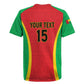 Custom Guinea-Bissau Football Rugby Jersey Go Djurtus Go