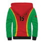 Custom Guinea-Bissau Football Sherpa Hoodie Go Djurtus Go