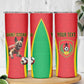 Custom Guinea-Bissau Football Skinny Tumbler Go Djurtus Go