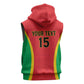 Custom Guinea-Bissau Football Sleeveless Zip Hoodie Go Djurtus Go - African Pride