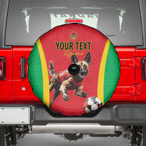 Custom Guinea-Bissau Football Spare Tire Cover Go Djurtus Go