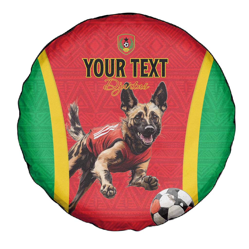 Custom Guinea-Bissau Football Spare Tire Cover Go Djurtus Go