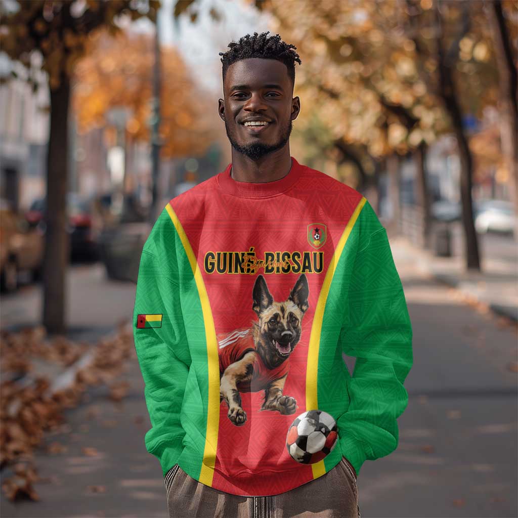 Custom Guinea-Bissau Football Sweatshirt Go Djurtus Go