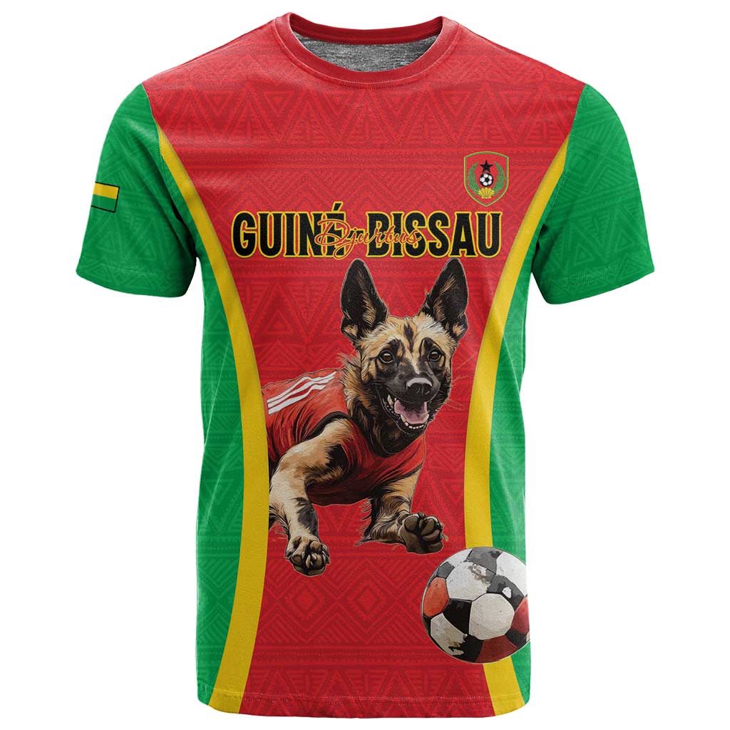 Custom Guinea-Bissau Football T shirt Go Djurtus Go