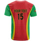 Custom Guinea-Bissau Football T shirt Go Djurtus Go