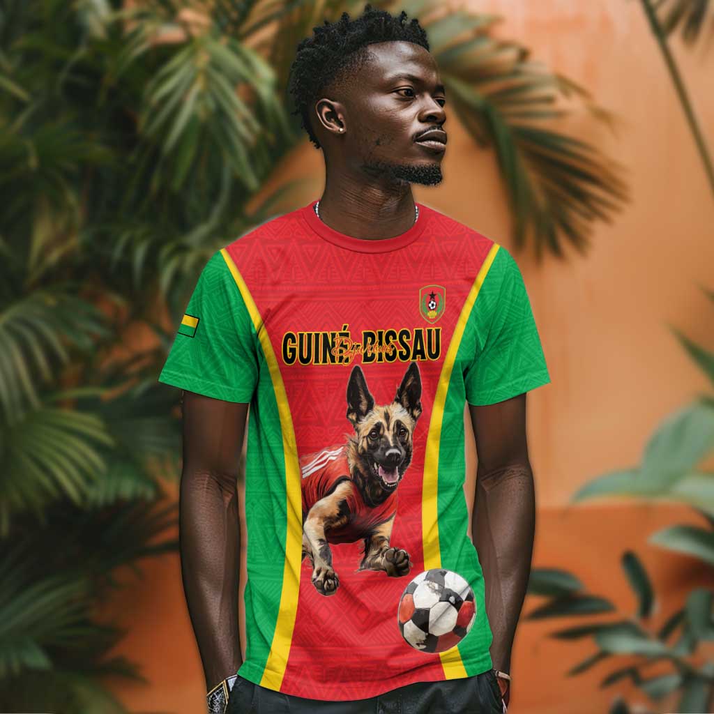 Custom Guinea-Bissau Football T shirt Go Djurtus Go