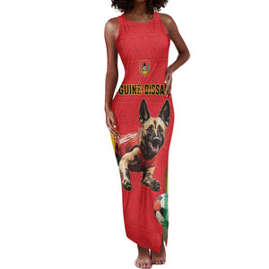 Custom Guinea-Bissau Football Tank Maxi Dress Go Djurtus Go