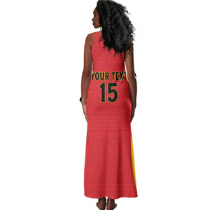Custom Guinea-Bissau Football Tank Maxi Dress Go Djurtus Go