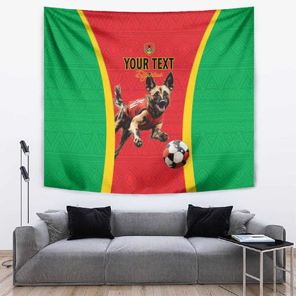 Custom Guinea-Bissau Football Tapestry Go Djurtus Go