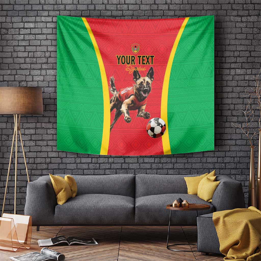 Custom Guinea-Bissau Football Tapestry Go Djurtus Go