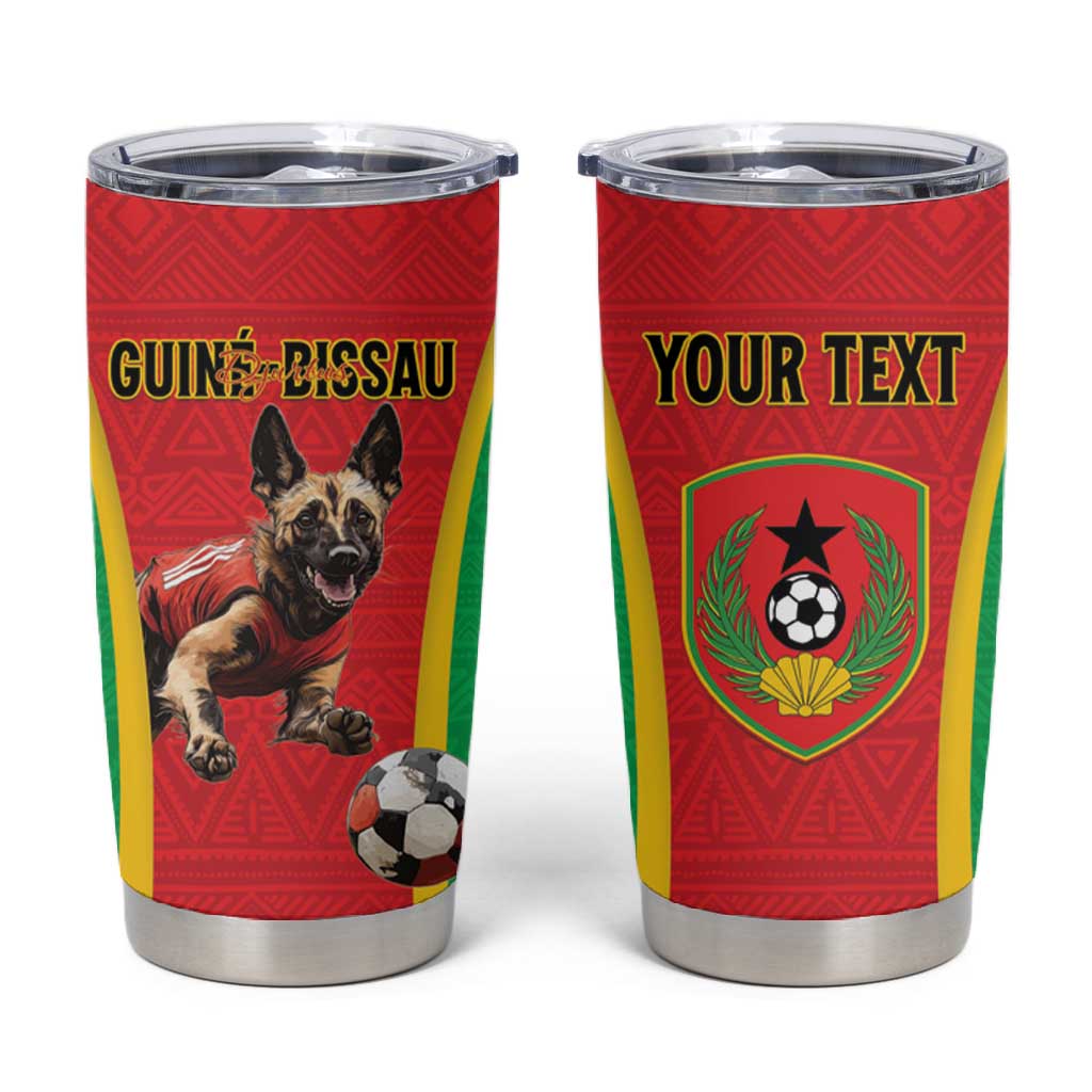 Custom Guinea-Bissau Football Tumbler Cup Go Djurtus Go