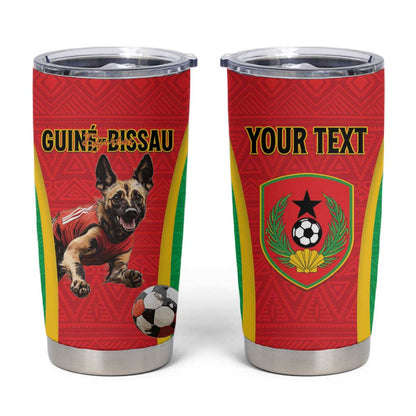 Custom Guinea-Bissau Football Tumbler Cup Go Djurtus Go