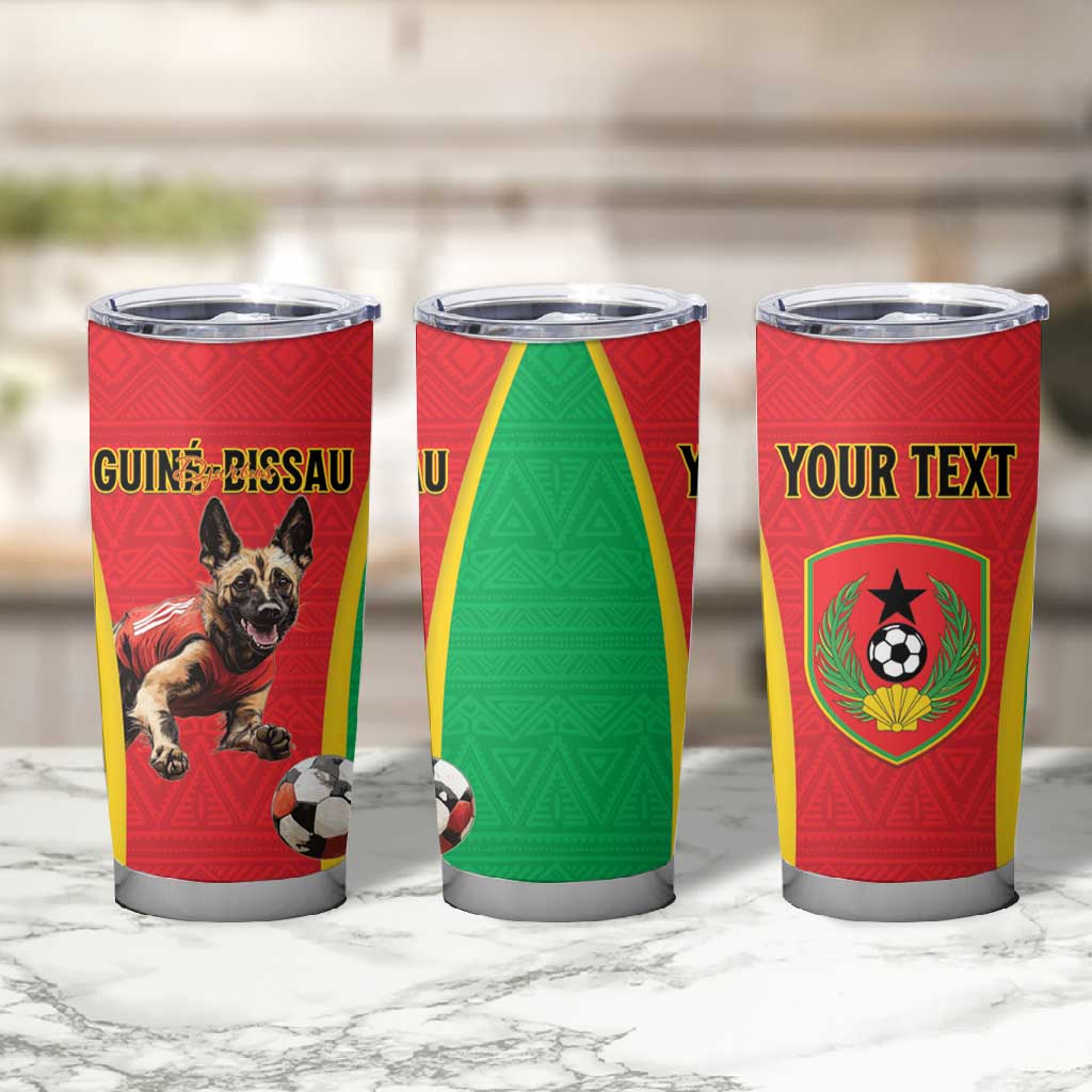 Custom Guinea-Bissau Football Tumbler Cup Go Djurtus Go