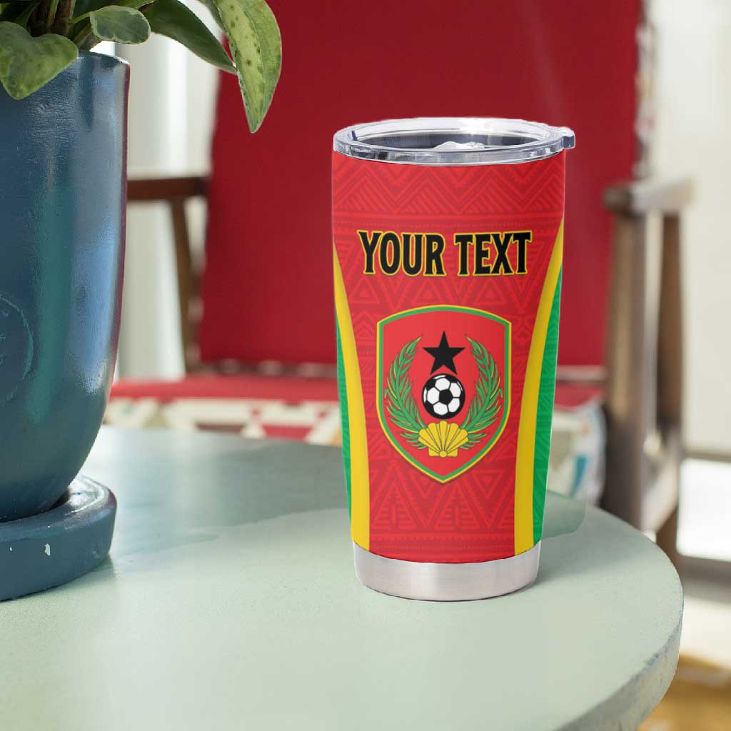 Custom Guinea-Bissau Football Tumbler Cup Go Djurtus Go