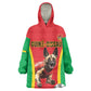 Custom Guinea-Bissau Football Wearable Blanket Hoodie Go Djurtus Go