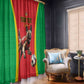 Custom Guinea-Bissau Football Window Curtain Go Djurtus Go