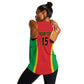 Custom Guinea-Bissau Football Women Racerback Tank Go Djurtus Go