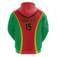 Custom Guinea-Bissau Football Zip Hoodie Go Djurtus Go