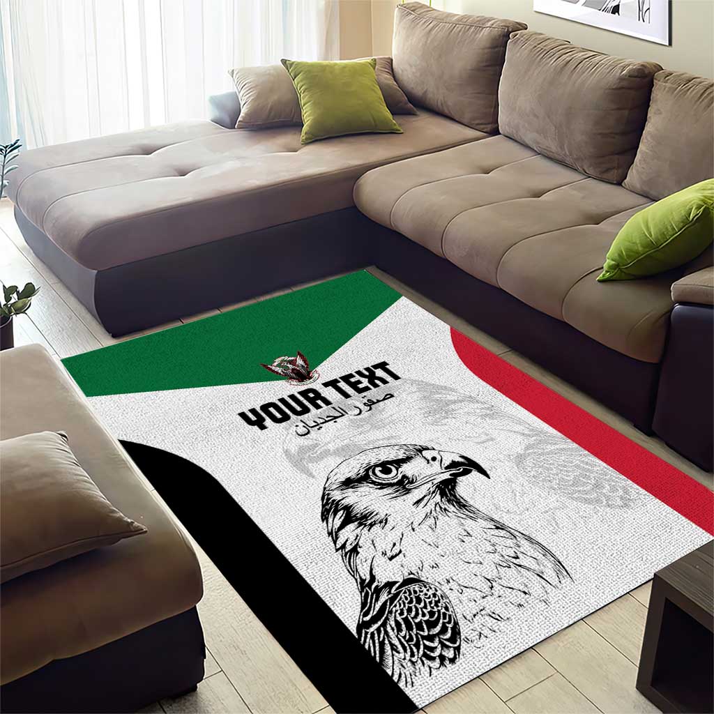 Custom Sudan Football Area Rug Yalla Sudan