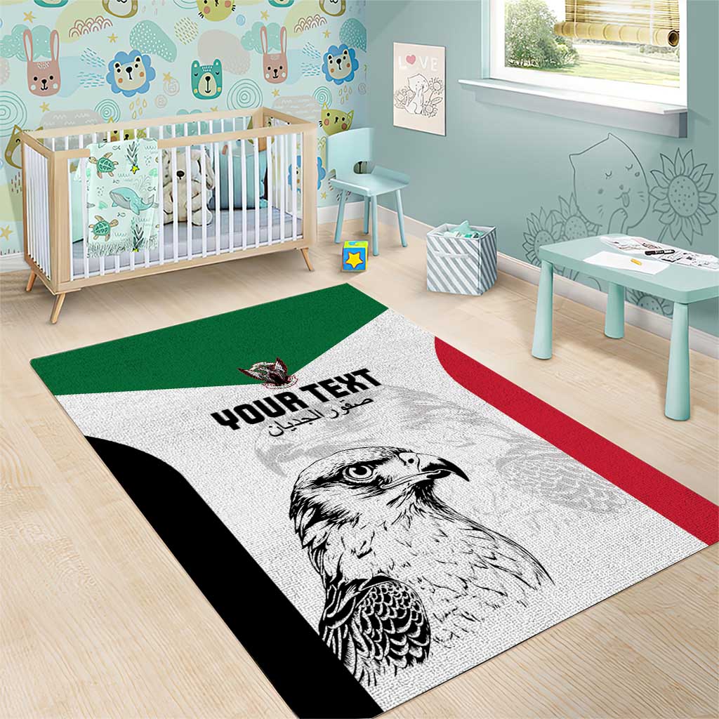 Custom Sudan Football Area Rug Yalla Sudan