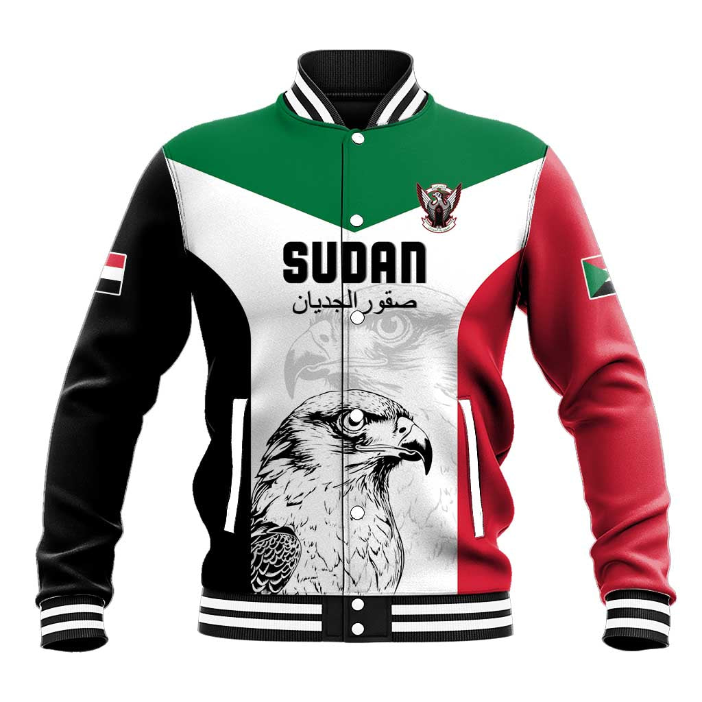 Custom Sudan Football Baseball Jacket Yalla Sudan