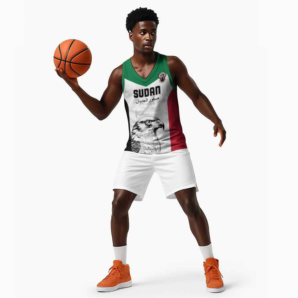 Custom Sudan Football Basketball Jersey Yalla Sudan - African Pride