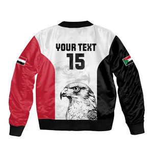 Custom Sudan Football Bomber Jacket Yalla Sudan