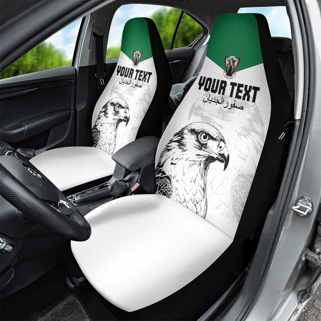 Custom Sudan Football Car Seat Cover Yalla Sudan
