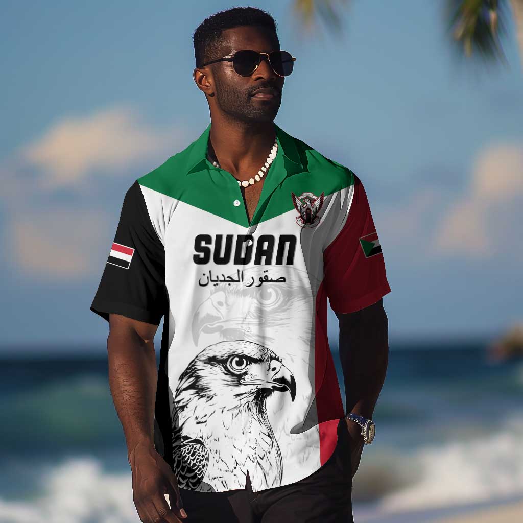 Custom Sudan Football Hawaiian Shirt Yalla Sudan
