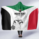 Custom Sudan Football Hooded Blanket Yalla Sudan