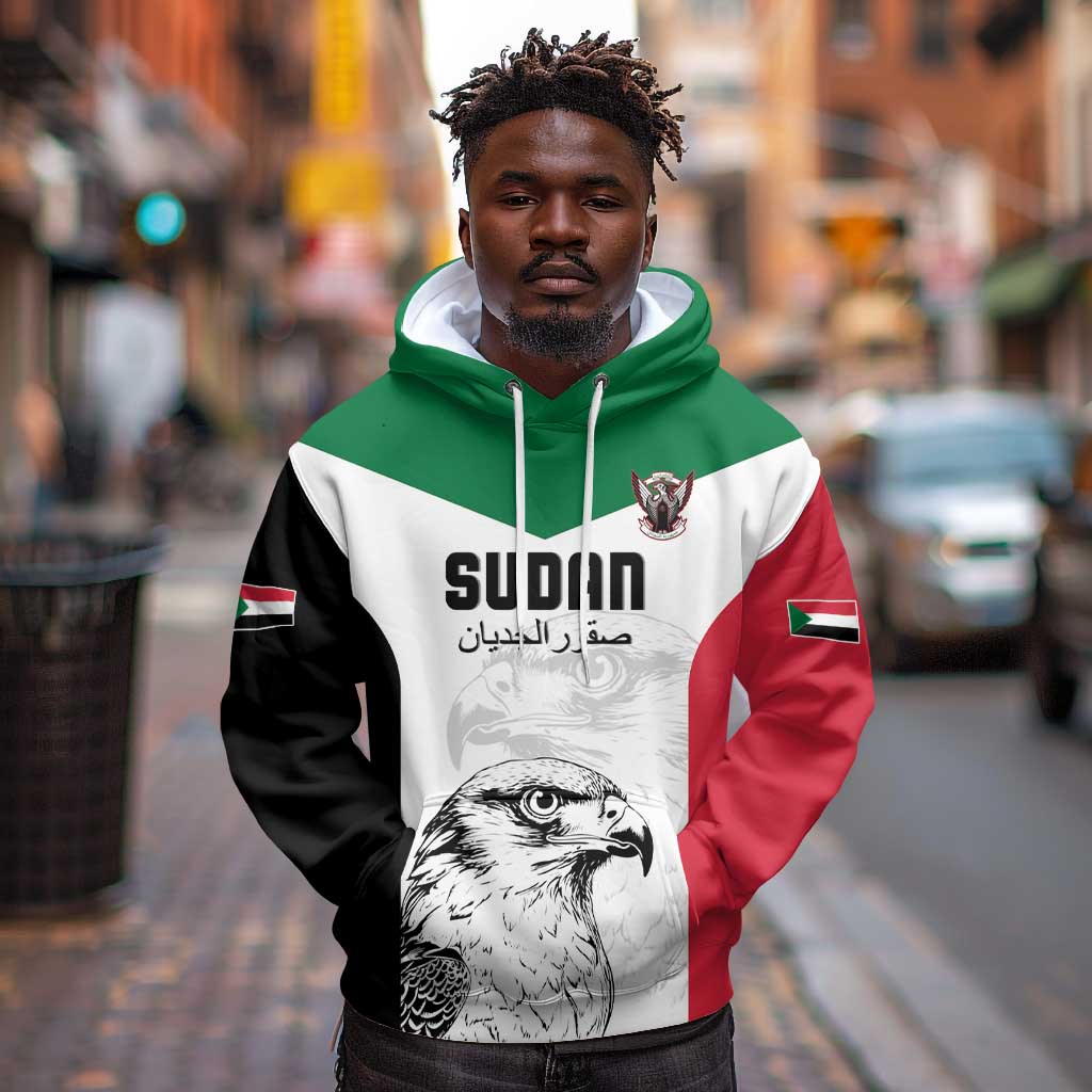 Custom Sudan Football Hoodie Yalla Sudan